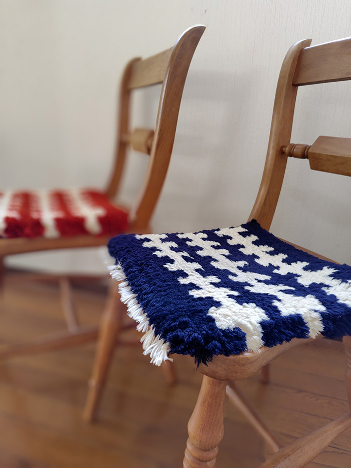 ノッティング椅子敷展